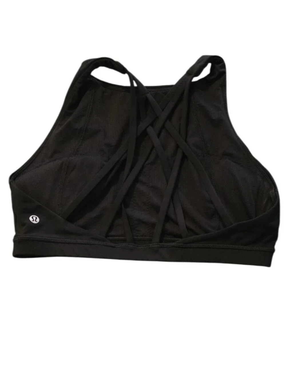 Lululemon Free To Be Serene Bra High Neck Black Yoga Gym Workout! 10